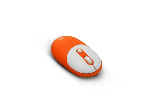 Комплект, PackardBell The Dot Combo, PBA 600, BT Keyboard and mouse, Ergonomic Slim Design, Quiet Keys, US layout, Orange - 2