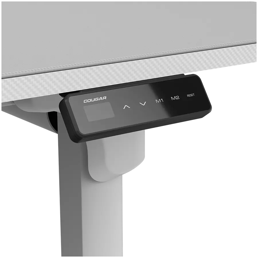 COUGAR E-GRAV 160 Birou electric gaming - Culoare albă - image 3