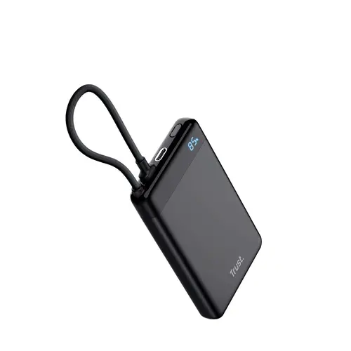 Baterie externă, TRUST Fiera 10.000 Powerbank cu cablu fix - 3