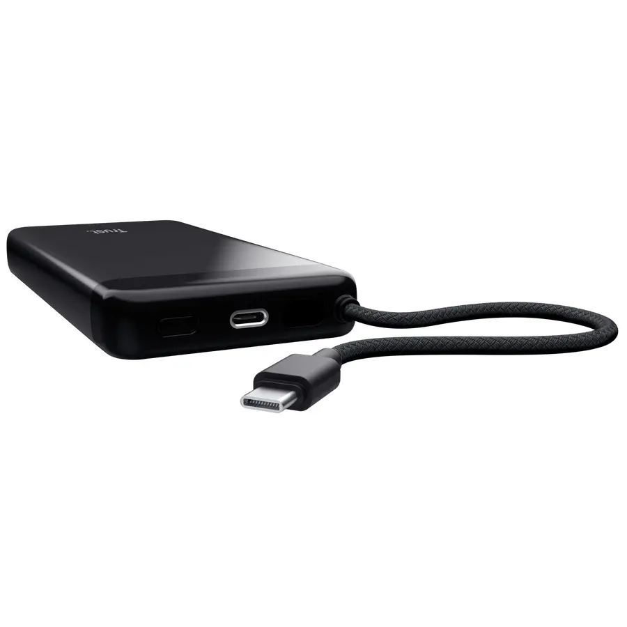 Baterie externă, TRUST Fiera 20.000 Powerbank cu cablu fix
