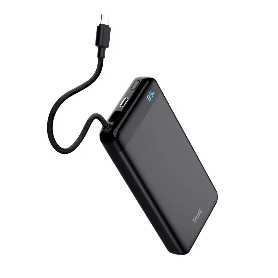 Baterie externă, TRUST Fiera 20.000 Powerbank cu cablu fix - image 1