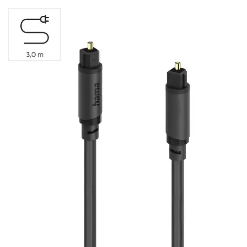 HAMA Оптичен аудио кабел ODT (Toslink) , 3м - 4