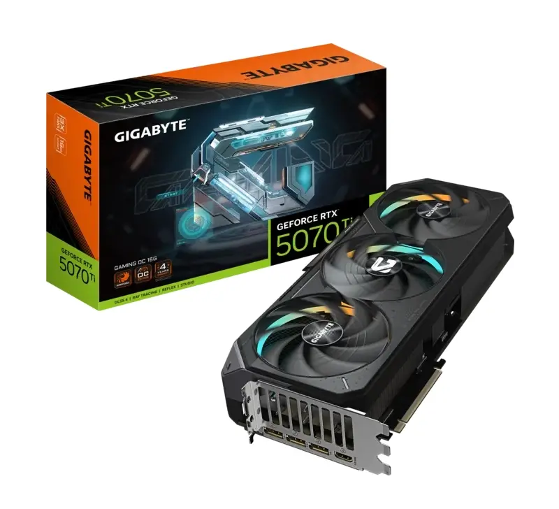 Placă video, Gigabyte Aorus GeForce RTX 5070 Ti 16GB GDDR7 Gaming OC