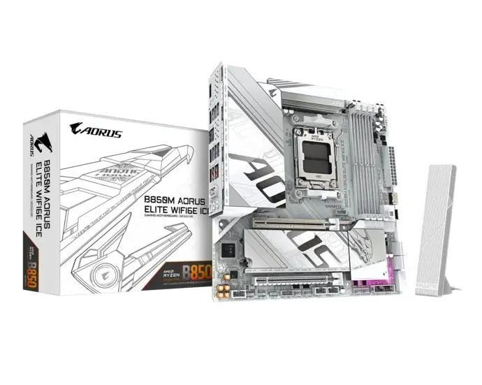 Дънна платка, Gigabyte B850M Aorus Elite Ice