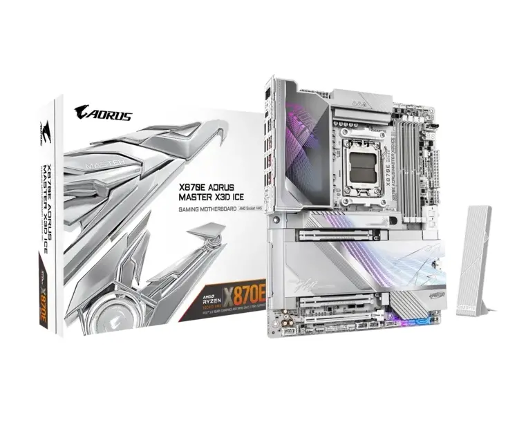 Placă de bază, Gigabyte X870E Aorus Master X3D Ice