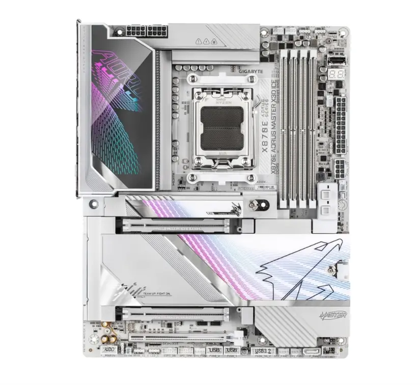 Placă de bază, Gigabyte X870E Aorus Master X3D Ice - image 1