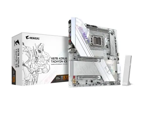 Дънна платка, Gigabyte X870 Aorus Tachyon Ice - 1