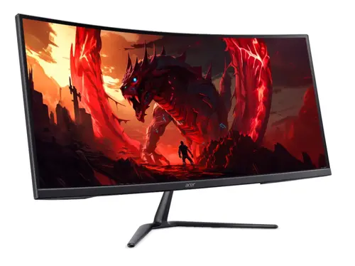 Монитор, Acer Nitro ED340CURW0bmiipx, 34'' VA, WQHD (3440x1440), Curved 1500R, ZeroFrame, FreeSync Premium, 240Hz, 1ms, 100M:1, 250 nits, HDR10, 99% sRGB, 2x HDMI 2.1, 1x DP 1.4, Audio Out, 2x2W Speakers, Tilt, VESA, Black - 2