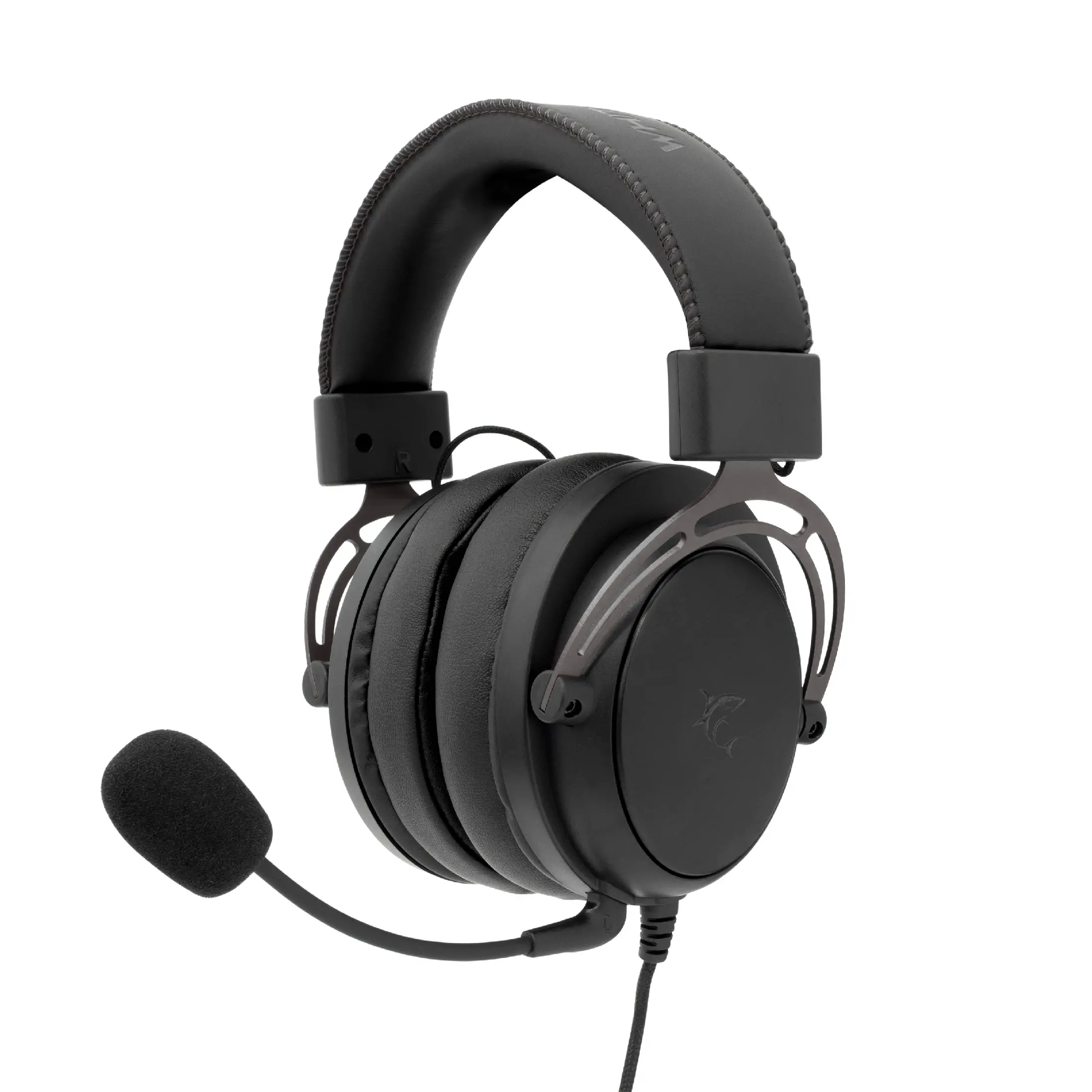 White Shark геймърски слушалки Gaming Headphones GORILLA BLACK/GREY - 53mm, Stereo 2.0