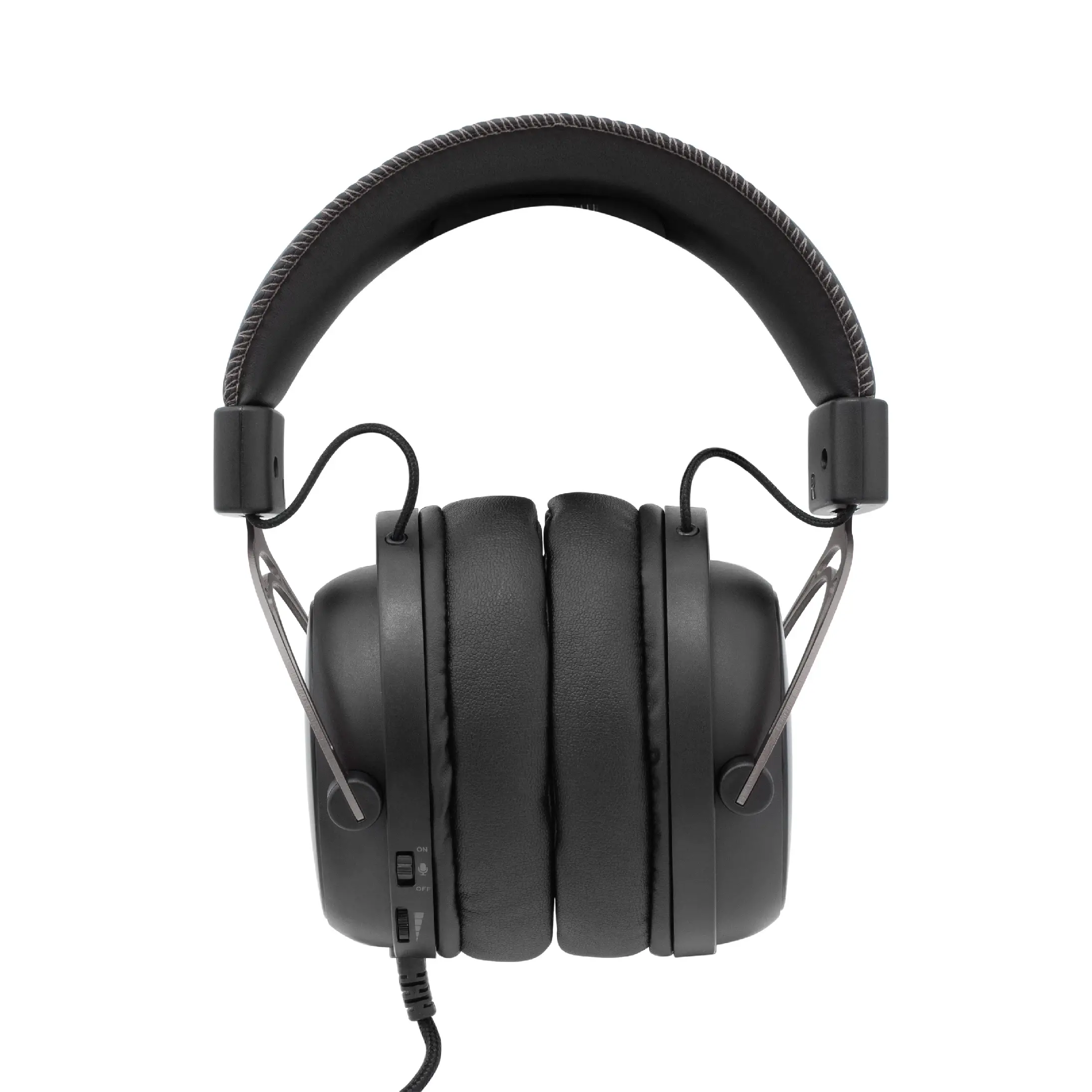White Shark геймърски слушалки Gaming Headphones GORILLA BLACK/GREY - 53mm, Stereo 2.0 - image 1