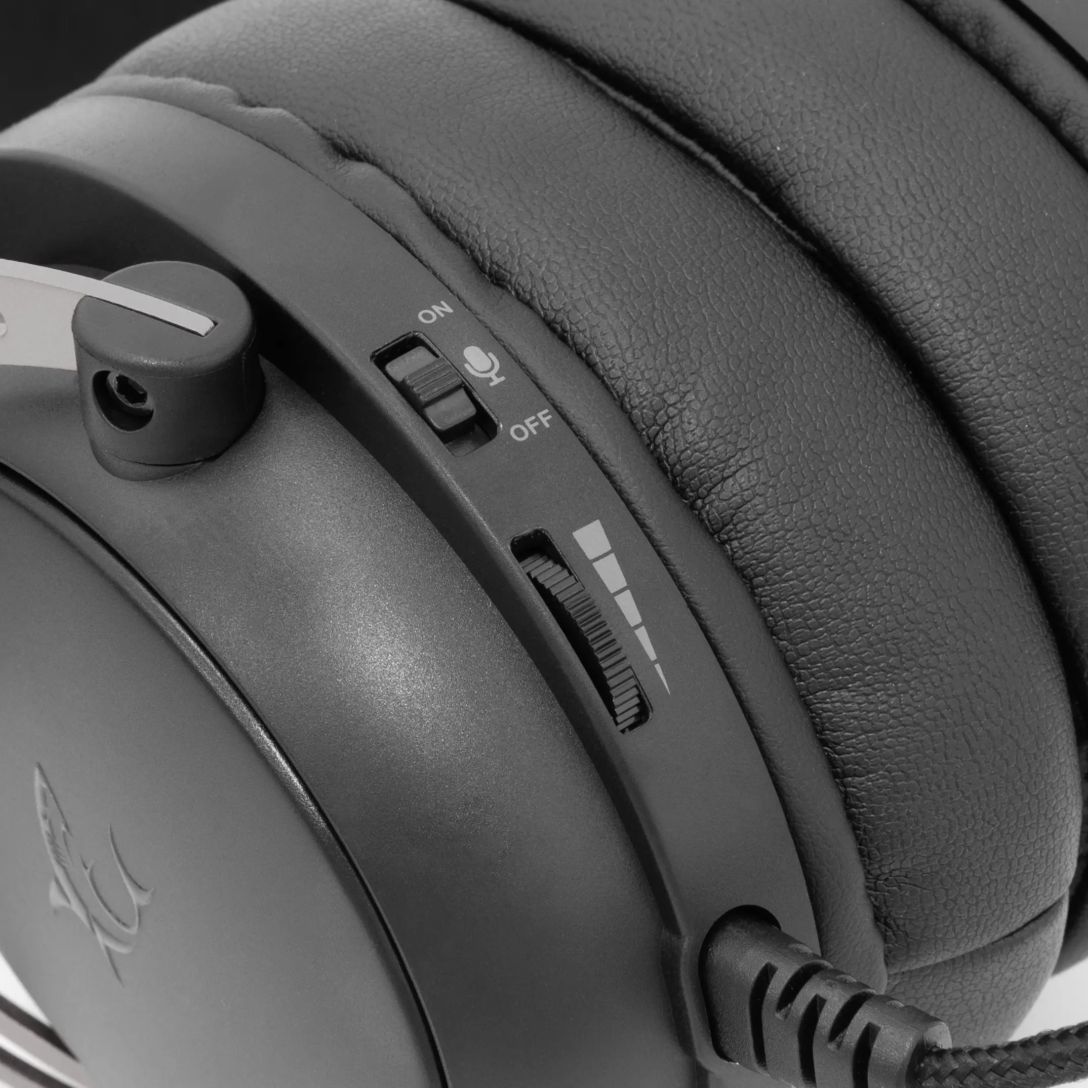 White Shark геймърски слушалки Gaming Headphones GORILLA BLACK/GREY - 53mm, Stereo 2.0 - image 4