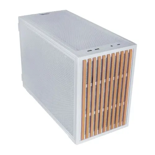 Lian Li кутия Case mATX - DAN Cases B4 Wood Edition - White - 2