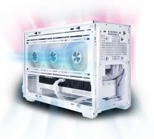 Lian Li кутия Case mATX - DAN Cases B4 - White - 17