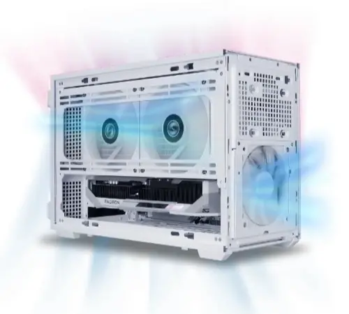 Lian Li кутия Case mATX - DAN Cases B4 - White - 18