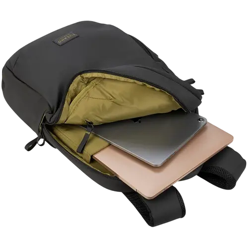 TUCANO LASER Rucsac pentru Laptop 15.6 / MacBook Pro 16, țesătură reciclată rezistentă la apă, Negru - 5
