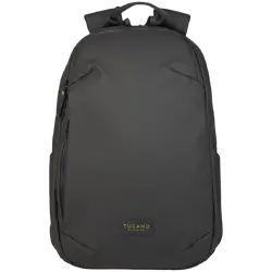The Laser backpack for 15.6'' laptops and 16'' MacBooks, made from water-resistant resin-coated fabric obtained from recycled plastic, features a compact design and excellent pocket organization.