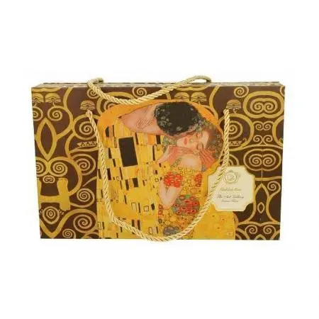 Две чаши за кафе/чай с чинийки "Целувката" от Густав Климт, 933026 - image 4