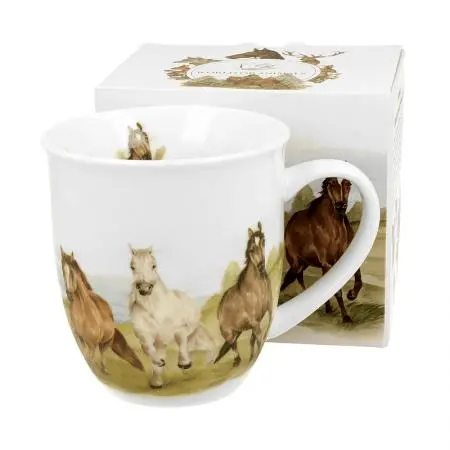 Cană pentru cafea/ceai cu design cu cai, 937135 - 2