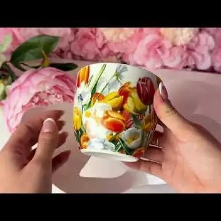 Чаша за кафе/чай, лалета, 937715 - 4