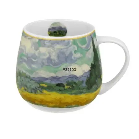 Cană pentru cafea/ceai "Cornfield with Cypresses" de Van Gogh, 932103