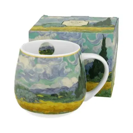 Cană pentru cafea/ceai "Cornfield with Cypresses" de Van Gogh, 932103 - 2