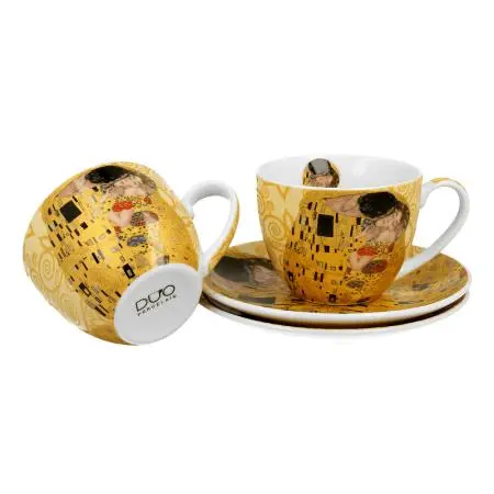 Две чаши за кафе/чай "Целувката", 938406 - 3