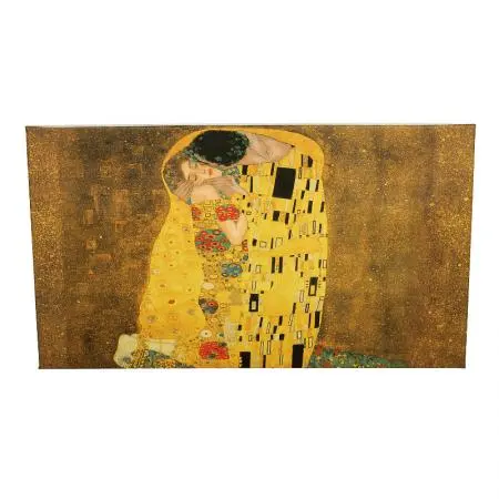 Комплект 6 чаши за кафе/чай с чинийки "Целувката" на Густав Климт, 932719 - image 2