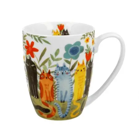 Cană de cafea/ceai - Pisici în grădină, 933801