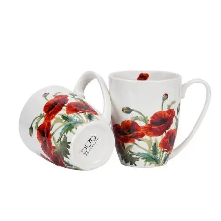 Две чаши с макове за кафе/чай , 930305 - 2