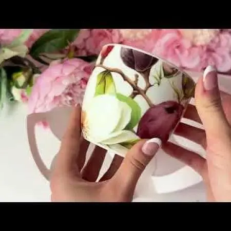 Cană pentru cafea/ceai, magnolie, 939815 - image 3