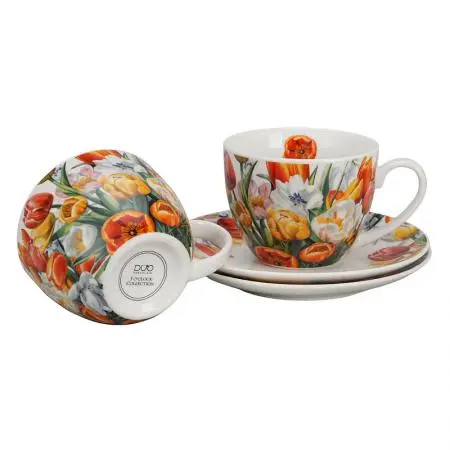 Две чаши за кафе/чай, лалета, 937706 - 3