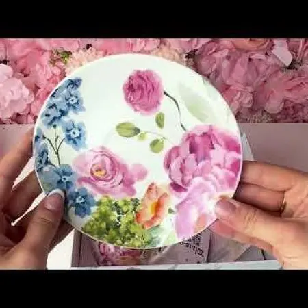 Две чаши за кафе/чай, божур, 939206 - 5