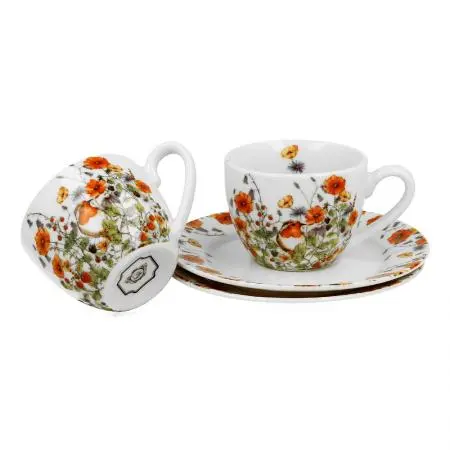 Комплект от две чаши за еспресо с чинийки, 932807 - image 1