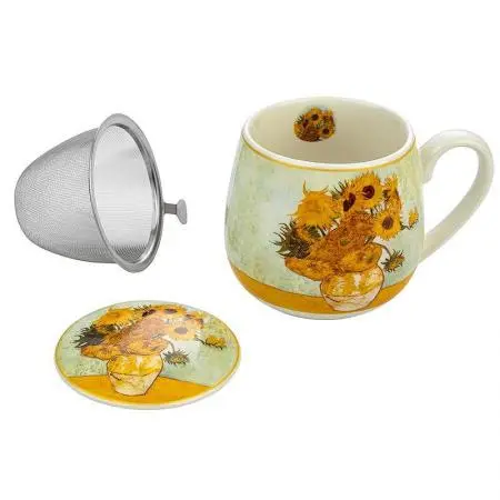 Чаша за чай с цедка и капаче, Винсент ван Гог, 931611 - image 1