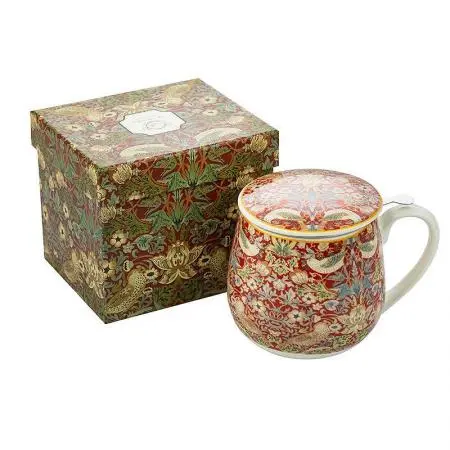 Чаша за чай с цедка и капаче, Уилям Морис, 930711 - 4
