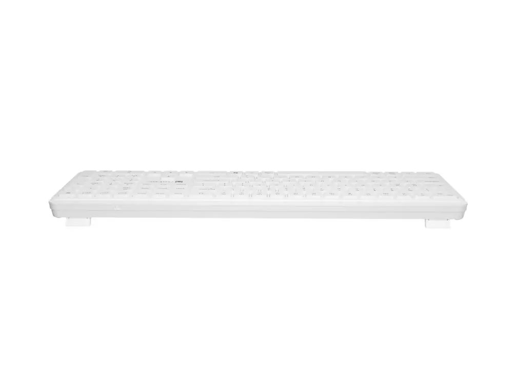Клавиатура, Natec Wireless Keyboard Tang US, BT+2.4GHz, Silent, Slim, White - image 4