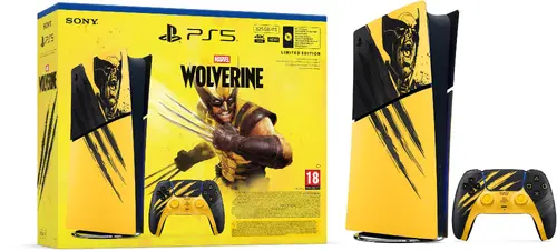 Конзола PlayStation 5 (Slim) - Digital Edition - Marvel’s Wolverine Battle Yellow Limited Edition Bundle - 3