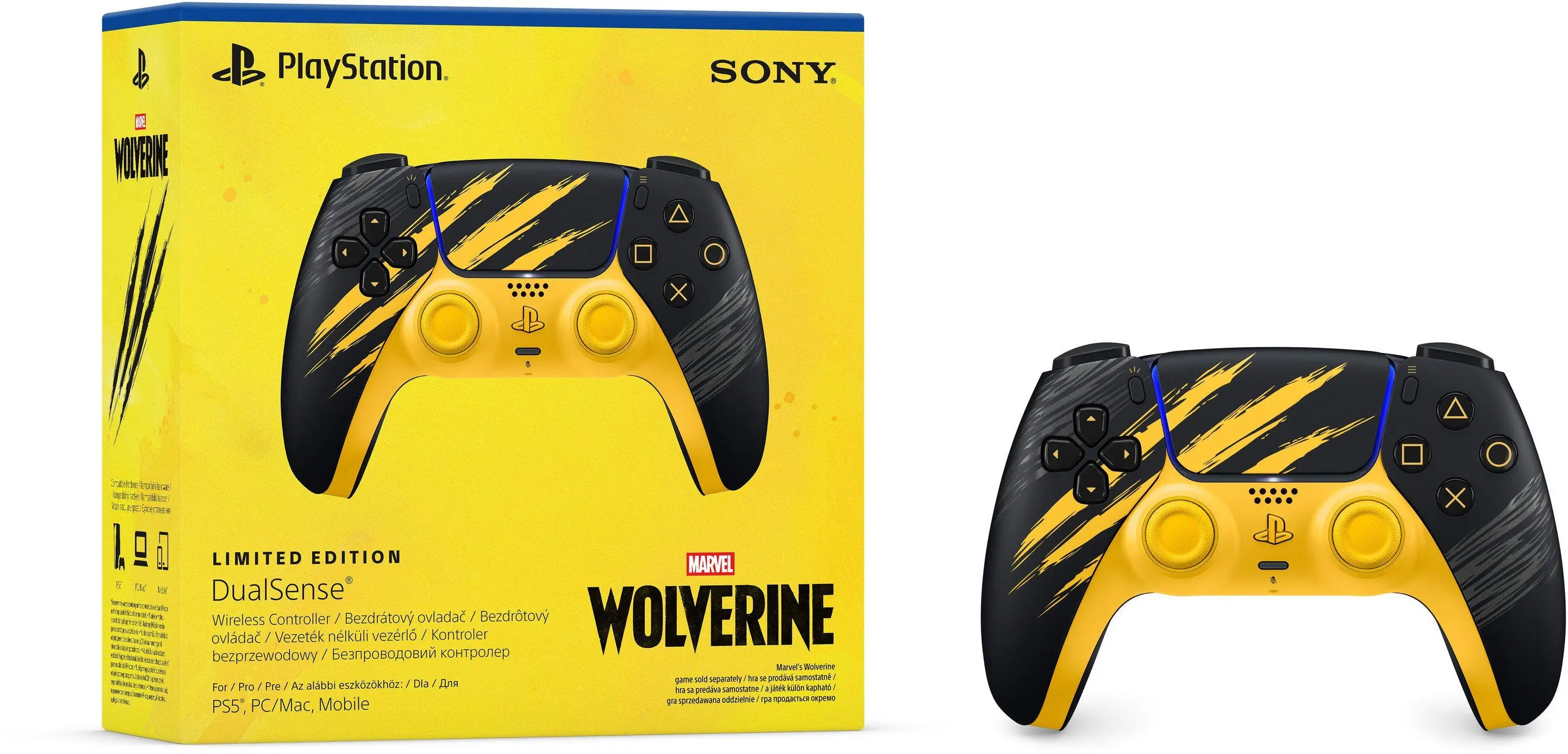 Безжичен геймпад Sony PS5 DualSense Wireless Controller Wolverine Limited - image 5