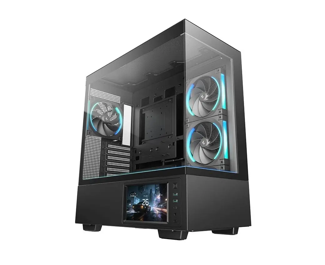DeepCool кутия Case ATX - CH690 LCD