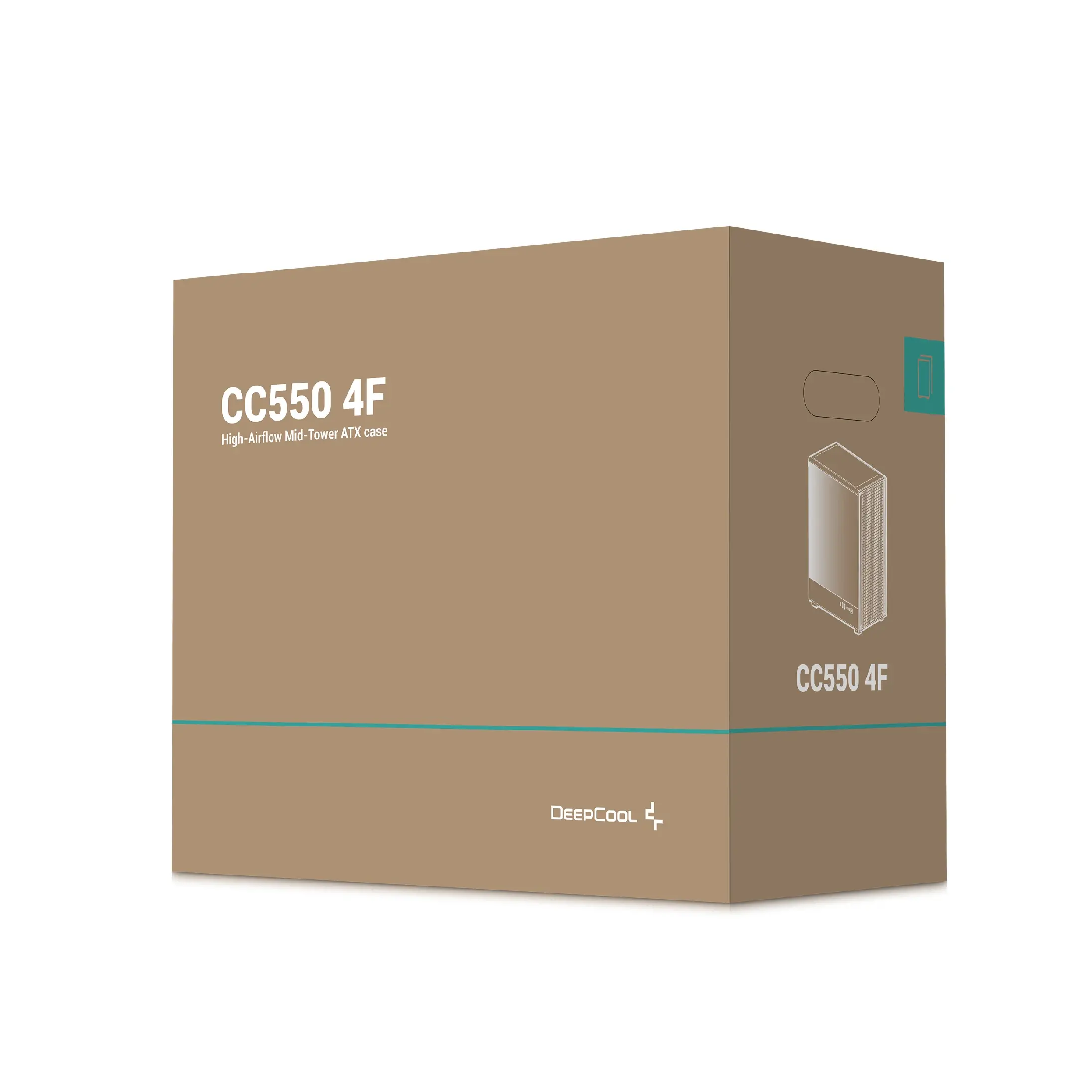 DeepCool кутия Case ATX - CC550 4F - 4 ARGB Fans - image 11
