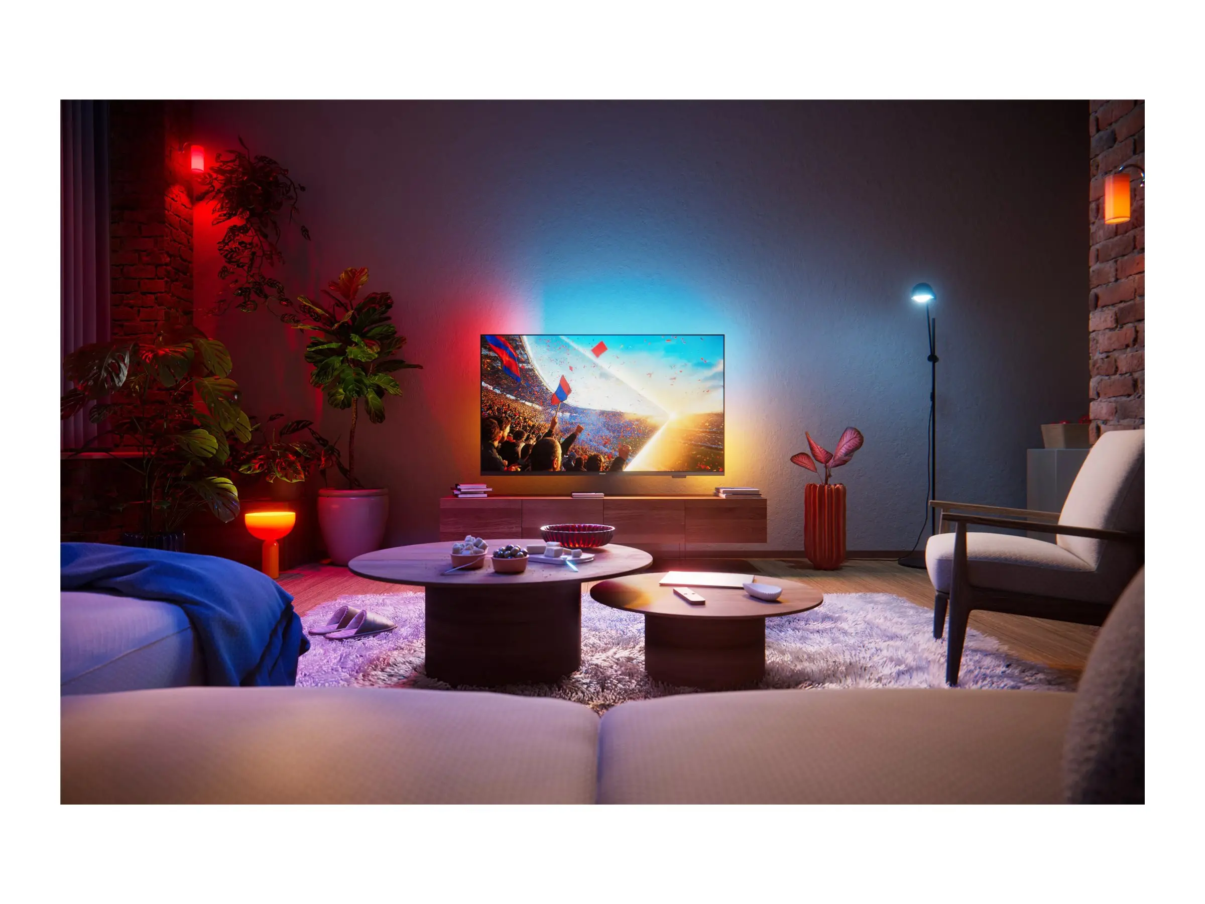 PHILIPS 55inch 4K Ultra HD LED TITAN OS Ambilight HDR10+ Dolby Atmos - image 2