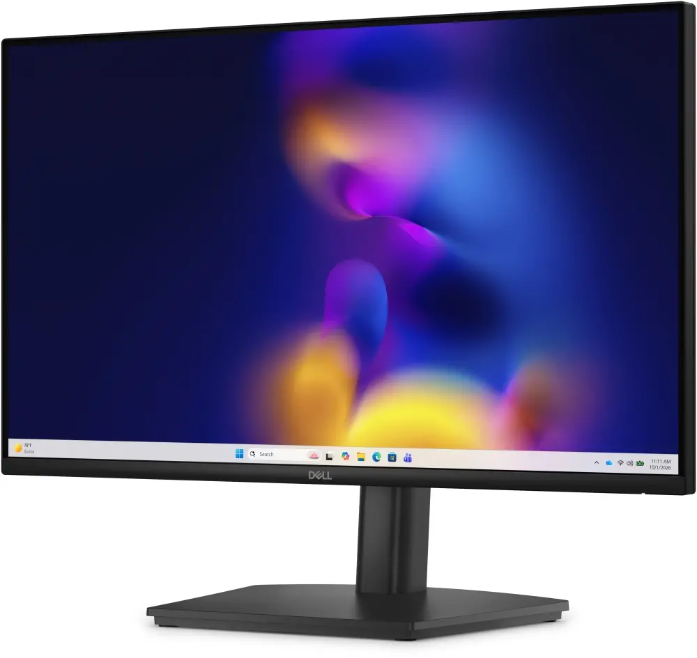 Монитор, Dell E2426HS, 23.8" Edge LED Anti-Glare, IPS, 5ms GTG, 120 Hz, 1000:1, 300 cd/m2, 1920x1080 Full HD, HDMI, VGA, Display Port, Speakers, Height Adjustable, Swivel, Pivot, Swivel, Tilt, Low Blue Light, Black - image 2