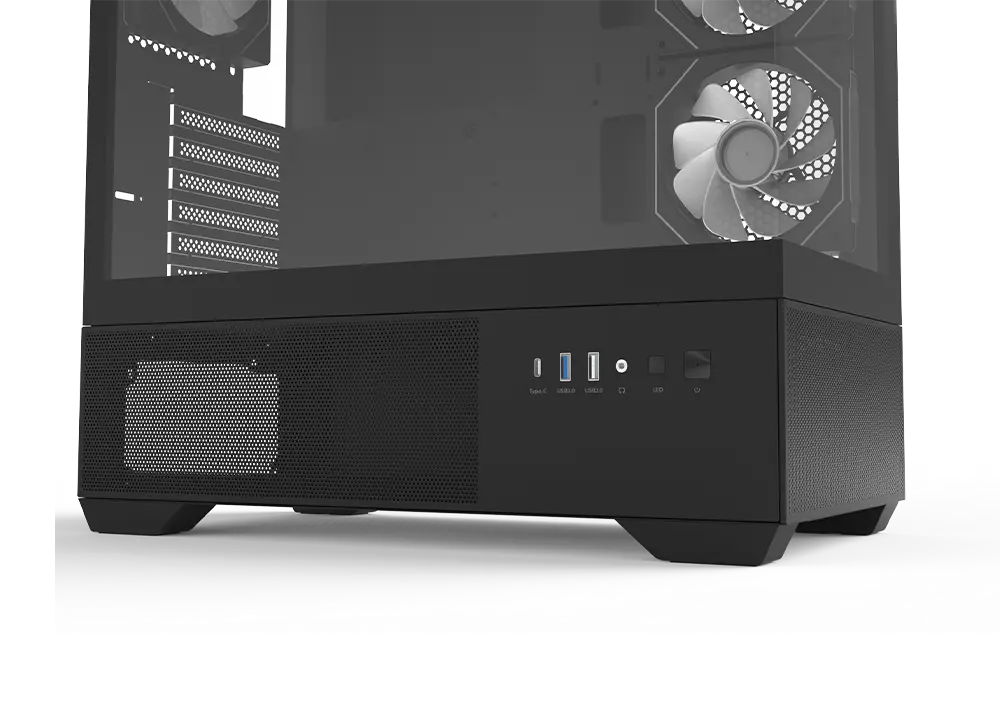 Кутия за компютър, Zalman ZALMAN CHRONIX  V2 MATX MID BK - image 4