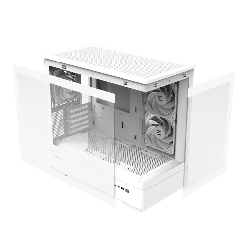 Кутия за компютър, Zalman ZALMAN P30 V2 MATX MIN TWR WHI - 11