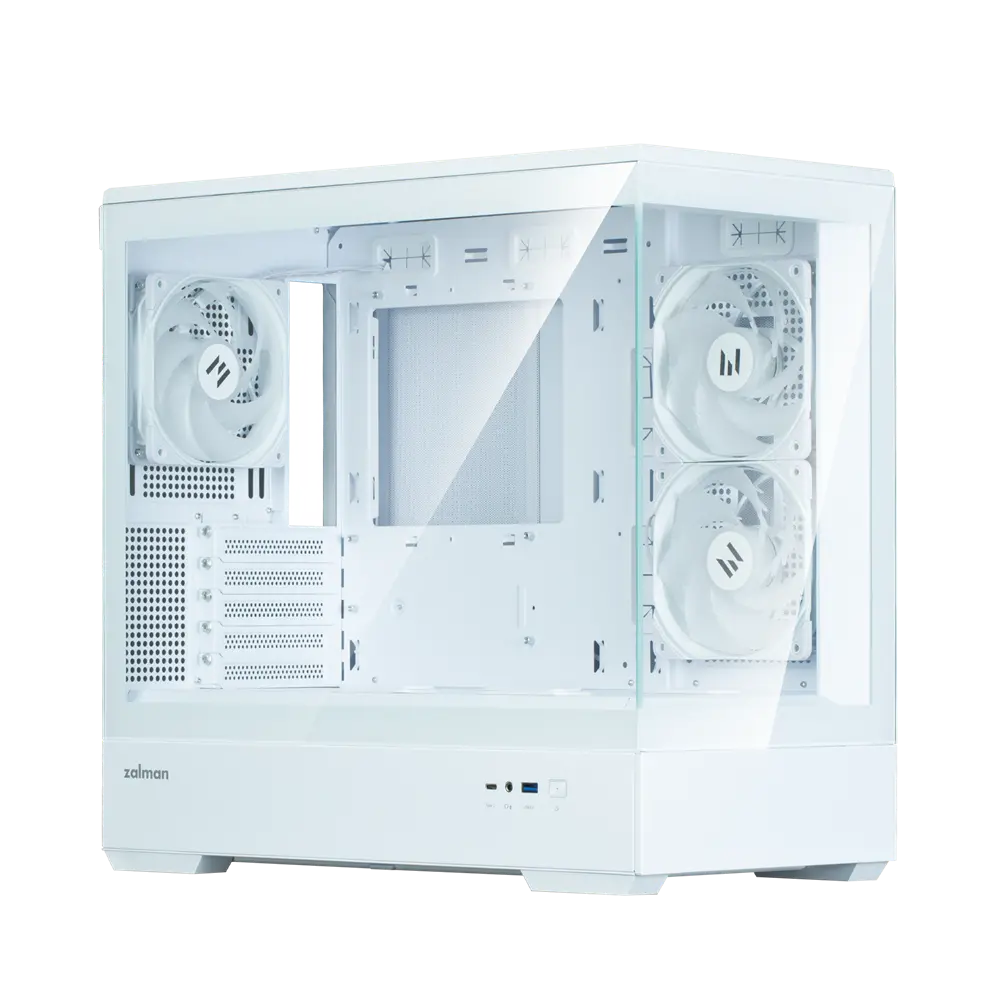 Кутия за компютър, Zalman ZALMAN P30 V2 MATX MIN TWR WHI - image 4