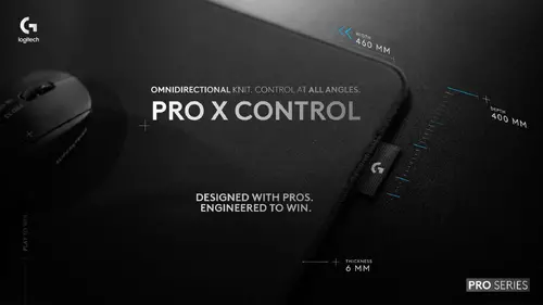 Геймърски пад Logitech Pro X Control 400x460 mm - Черен - 5