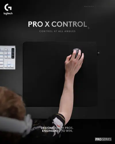 Геймърски пад Logitech Pro X Control 400x460 mm - Черен - 6
