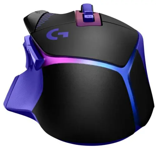 Геймърска безжична мишка Logitech G502 X Plus Lightsync RGB - Dark Lilac - 3