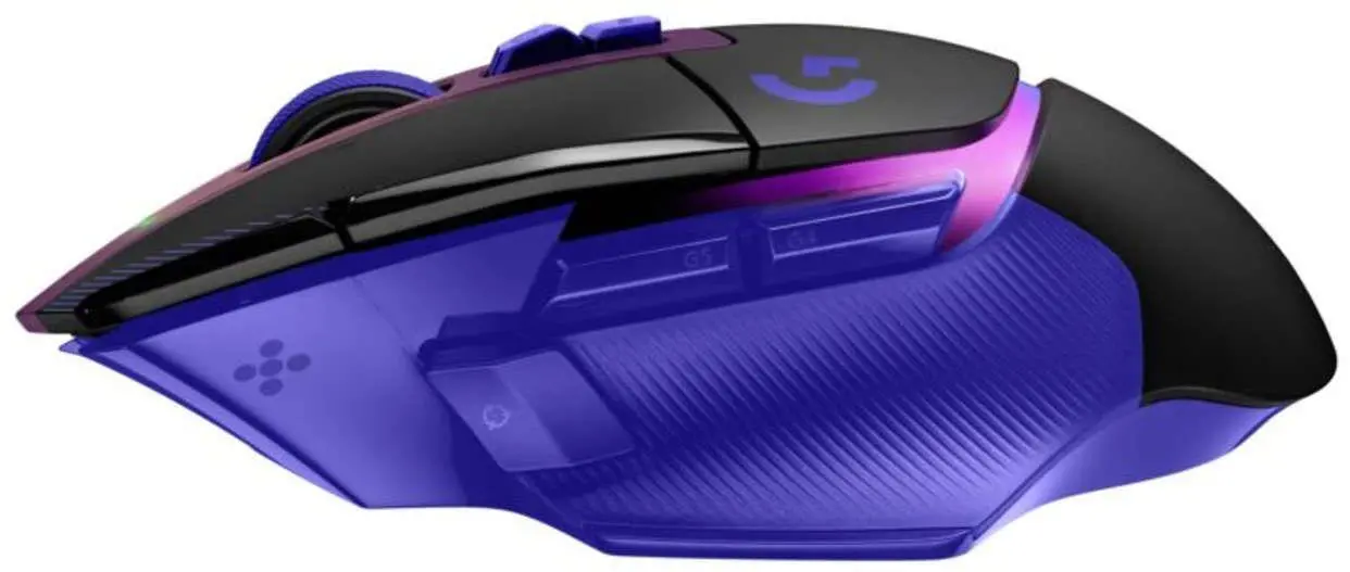 Геймърска безжична мишка Logitech G502 X Plus Lightsync RGB - Dark Lilac - image 4