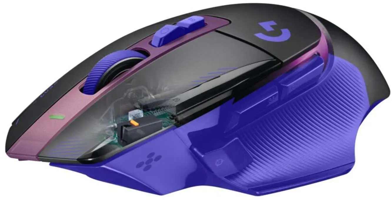 Геймърска безжична мишка Logitech G502 X Plus Lightsync RGB - Dark Lilac - image 7